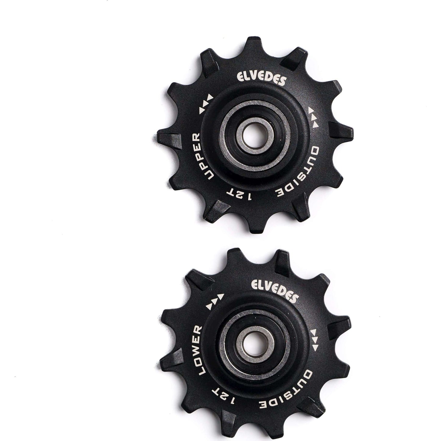 Roues de dérailleur Elvedes en acier inoxydable 12T 11V étanches étroites larges