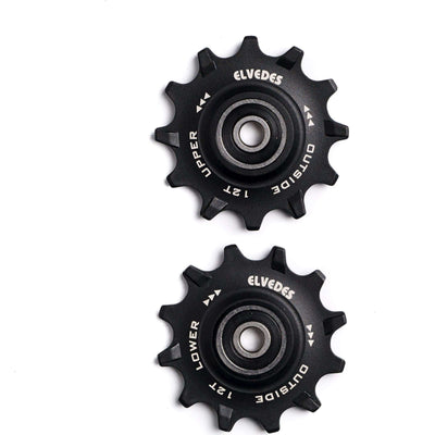 Roues de dérailleur Elvedes en acier inoxydable 12T 11V étanches étroites larges