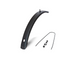 EuroFender EF Mudguard pour tempo carré 28 pouces 72 mm noir