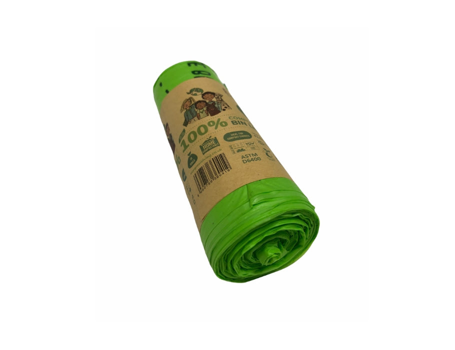 Sacs à déchets compostables Eco green living 10 litres - 20 pièces