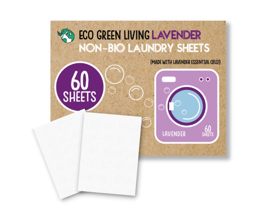 Bandes de lavage à la lavande Eco Green Living - 60 pièces