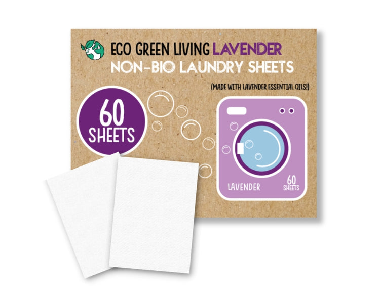 Bandes de lavage à la lavande Eco Green Living - 60 pièces
