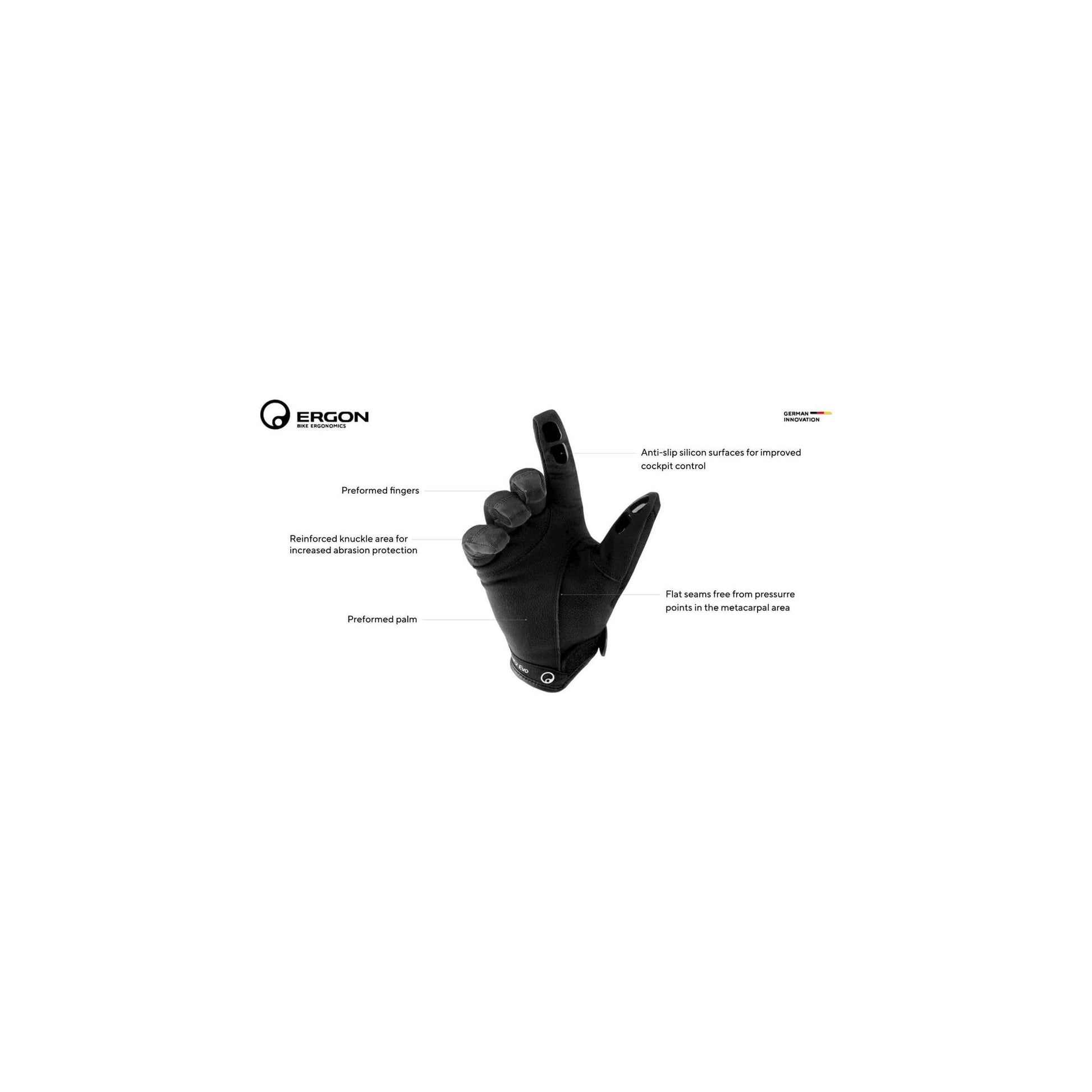 Ergon Glove He2 evo mt m