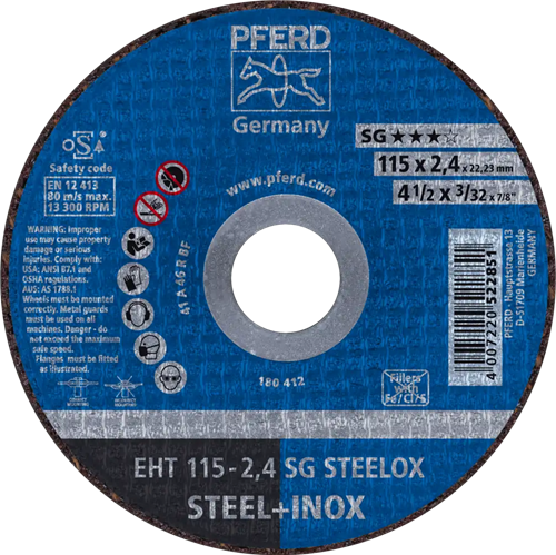 Pferd dss acier inoxydable a46 115-2.4 | 25 pièces