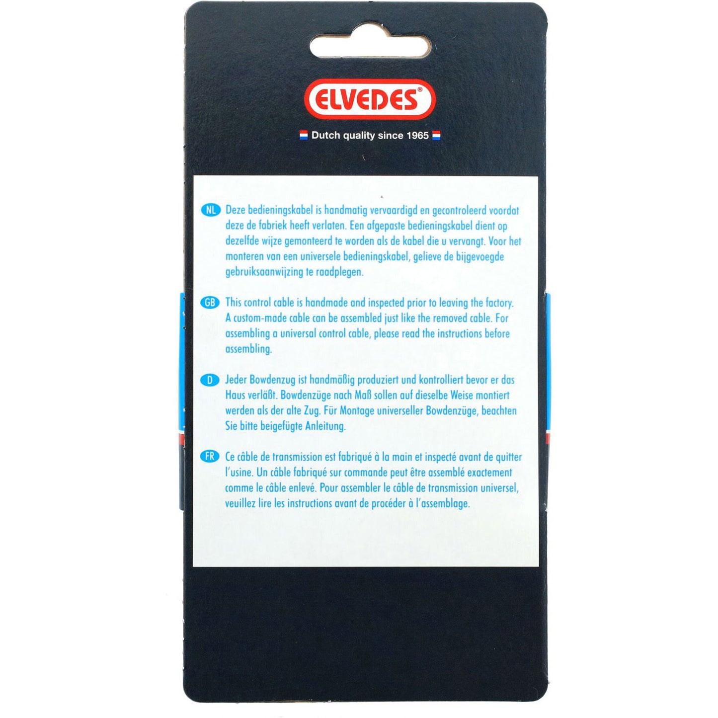 Elvedes A-Brake Cable Nexus Silver en acier inoxydable 6275RVS-3