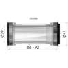 Bracket Elvedes Sram Dub uniquement PF BB86 92 41 mm