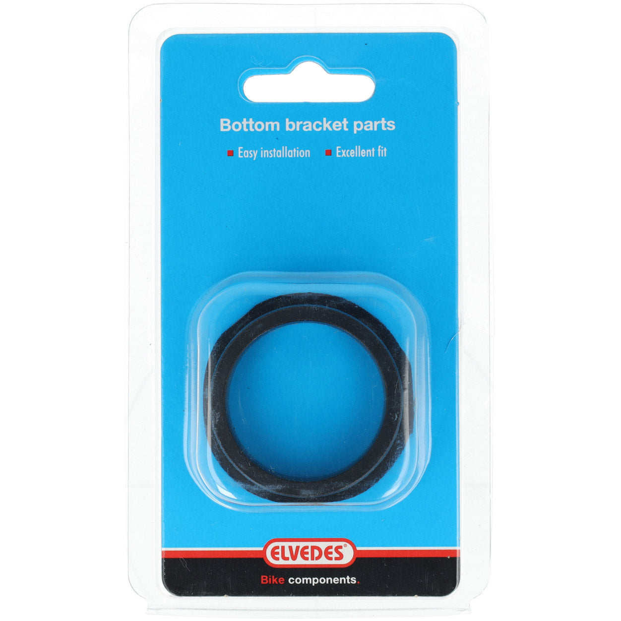 Elvedes anneau bb ø37,1×ø46×12 avec trou fraisé ø40 plastique