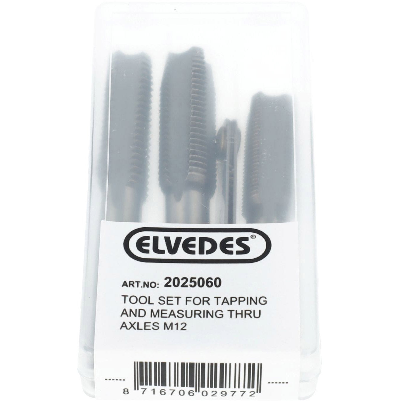 Jeu d'outils Elvedes pour tarauder et mesurer les axes traversants