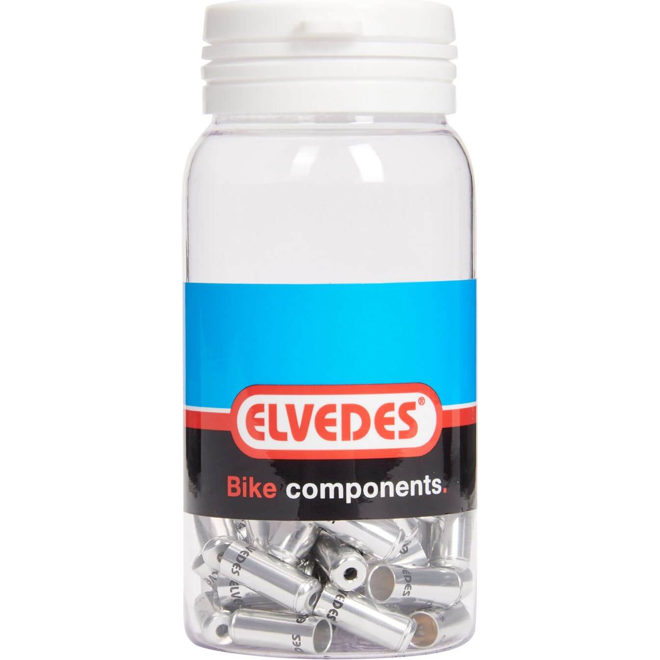 Chapeau de câble 5 mm Alum en argent scellé (50x). ELV2012001
