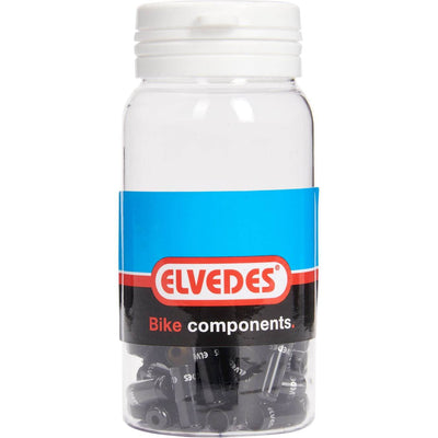 Pot Cable Hat Elvedes Noir 5.0mm | Aluminium | 50 pièces
