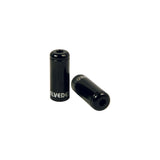 Pot Cable Hat Elvedes Noir 5.0mm | Aluminium | 50 pièces - afbeelding 2