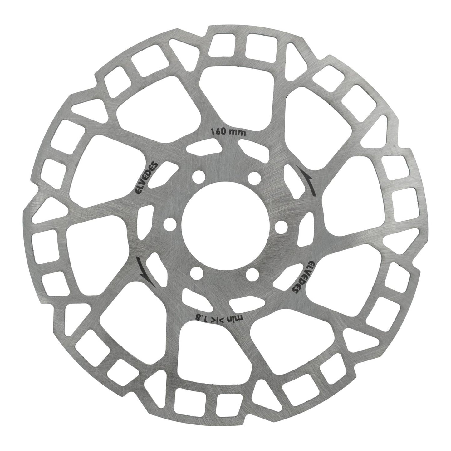 Disque de frein Elvedes 6 trous Ø160 mm t = 2,0 mm
