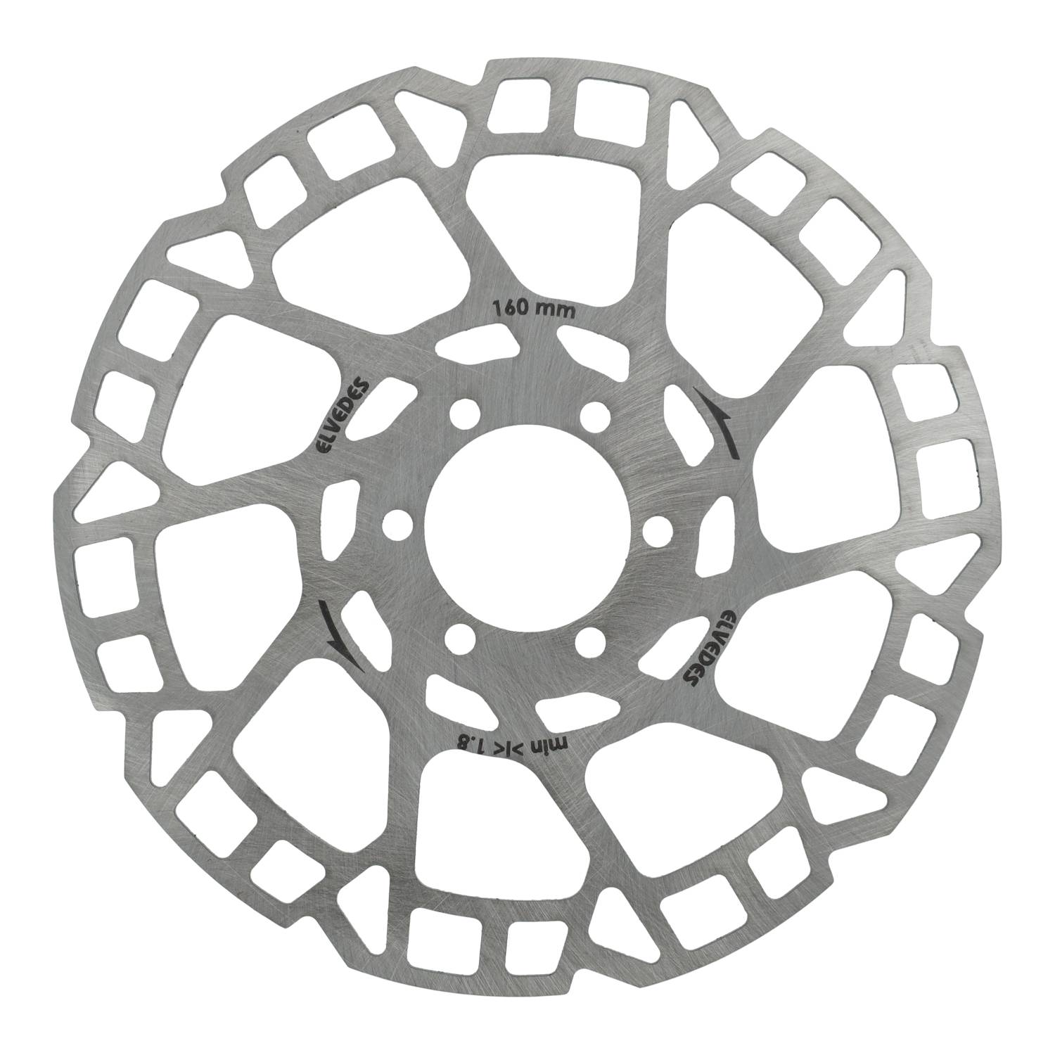 Disque de frein Elvedes 6 trous Ø160 mm t = 2,0 mm