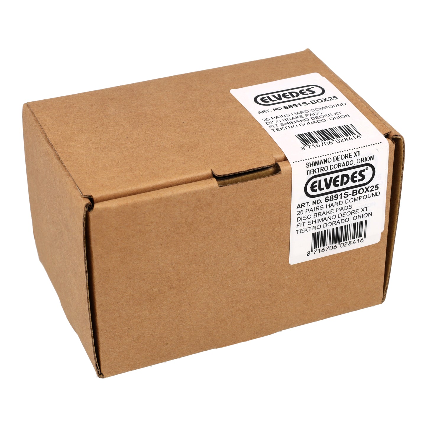 Bloc de frein à disque Elvedes BR-M810 Boîte frittée (25)