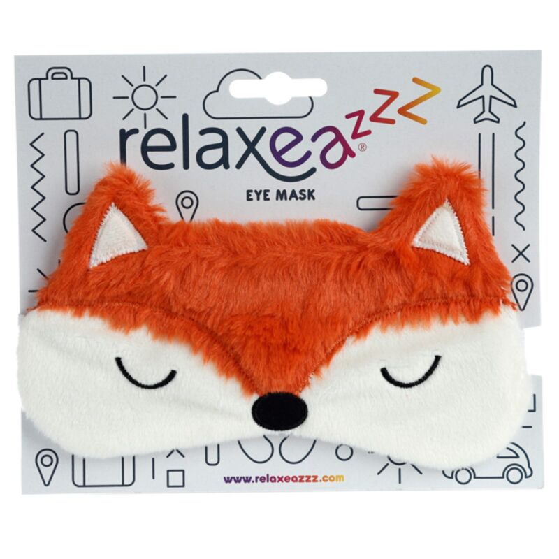Masque de sommeil à renard en peluche
