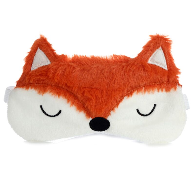 Masque de sommeil à renard en peluche