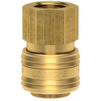 Lüdecke ludecke raccord rapide 3 8 couteau à filetage femelle.dn7.2 (euro10)