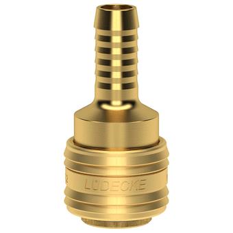Lüdecke ludecke raccord rapide 8mm passe-fil mes.dn7.2 (euro10)