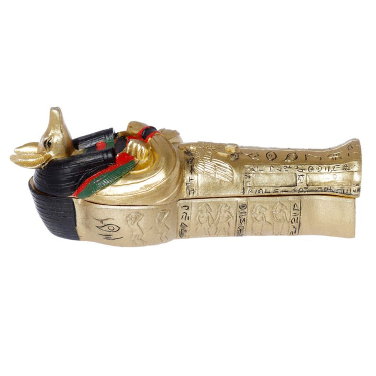 Égypte -anubis sarcophage avec momie