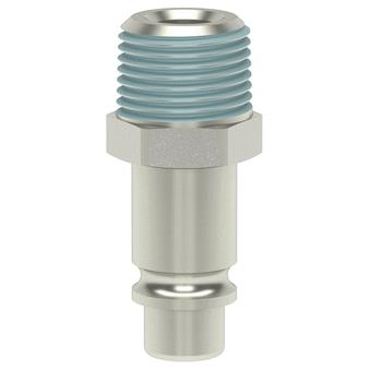 Lüdecke ludecke raccord enfichable 1 4 filetage mâle dn8