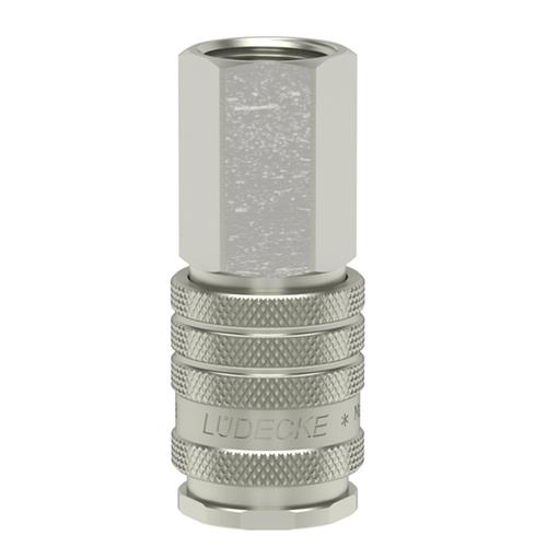 Lüdecke raccord rapide ludecke 1 4 filetage femelle vern.dn7.8 (euro10)