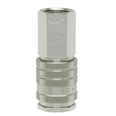 Lüdecke raccord rapide ludecke 1 4 filetage femelle vern.dn7.8 (euro10)