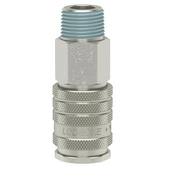 Lüdecke raccord rapide ludecke 1 4 filetage mâle vern.dn7.8 (euro10)