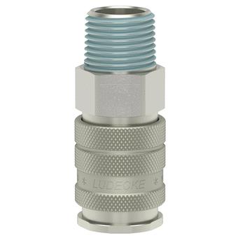 Lüdecke ludecke raccord rapide 3 4 filetage mâle dn10 | 5 pièces
