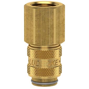 Lüdecke ludecke raccord rapide 1 4 filetage femelle dn5