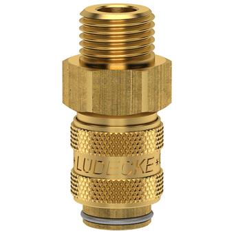 Lüdecke raccord rapide ludecke 1 8 filetage mâle dn5
