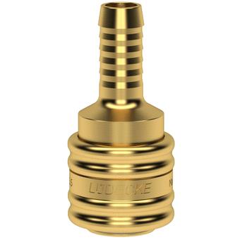Lüdecke ludecke raccord rapide 10mm passe-fil mes.dn5.5