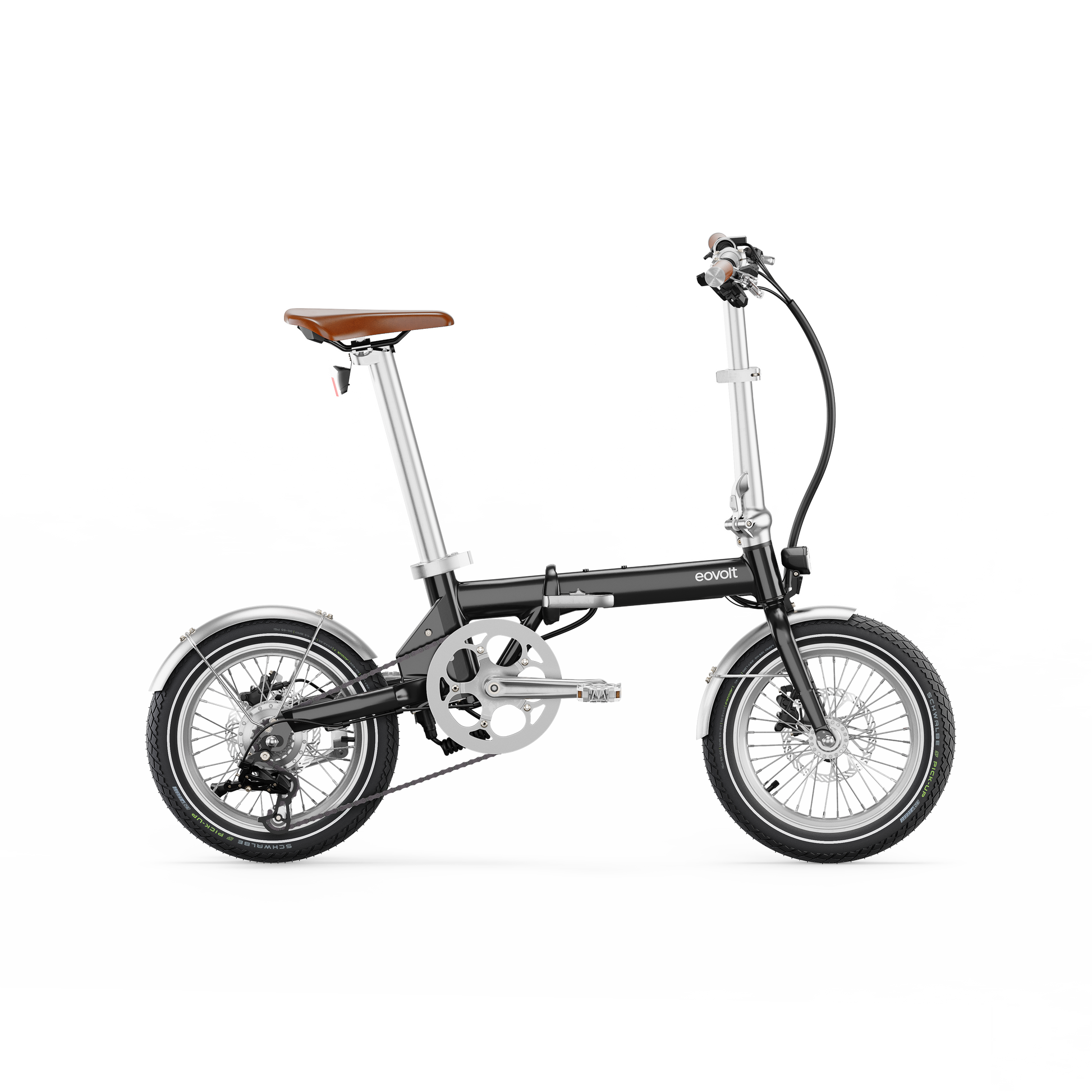 Vélo pliant électrique eovolt matin 16 vintage v3 noir