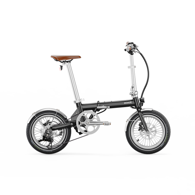 Vélo pliant électrique eovolt matin 16 vintage v3 noir