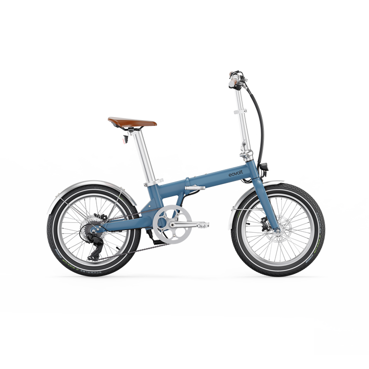 EOVOLT Electric Pliage Bike Afternoon 20 Vintage V3 Bleu