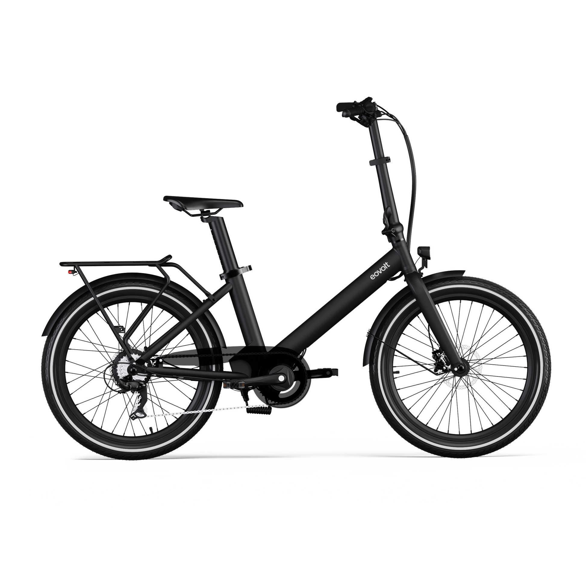 EOVOLT Electrical Compact Bike Evening 24 V2 Black