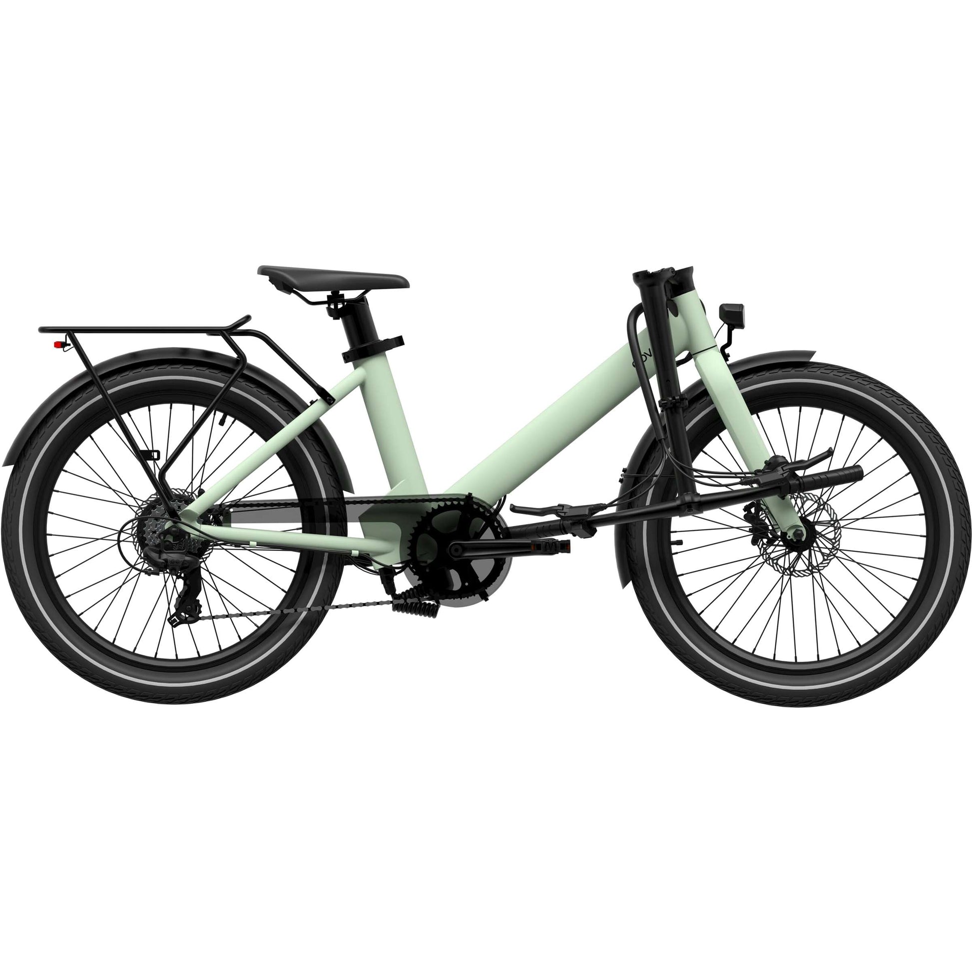 EOVOLT Electrical Compact Bike Evening 24 V2 Green