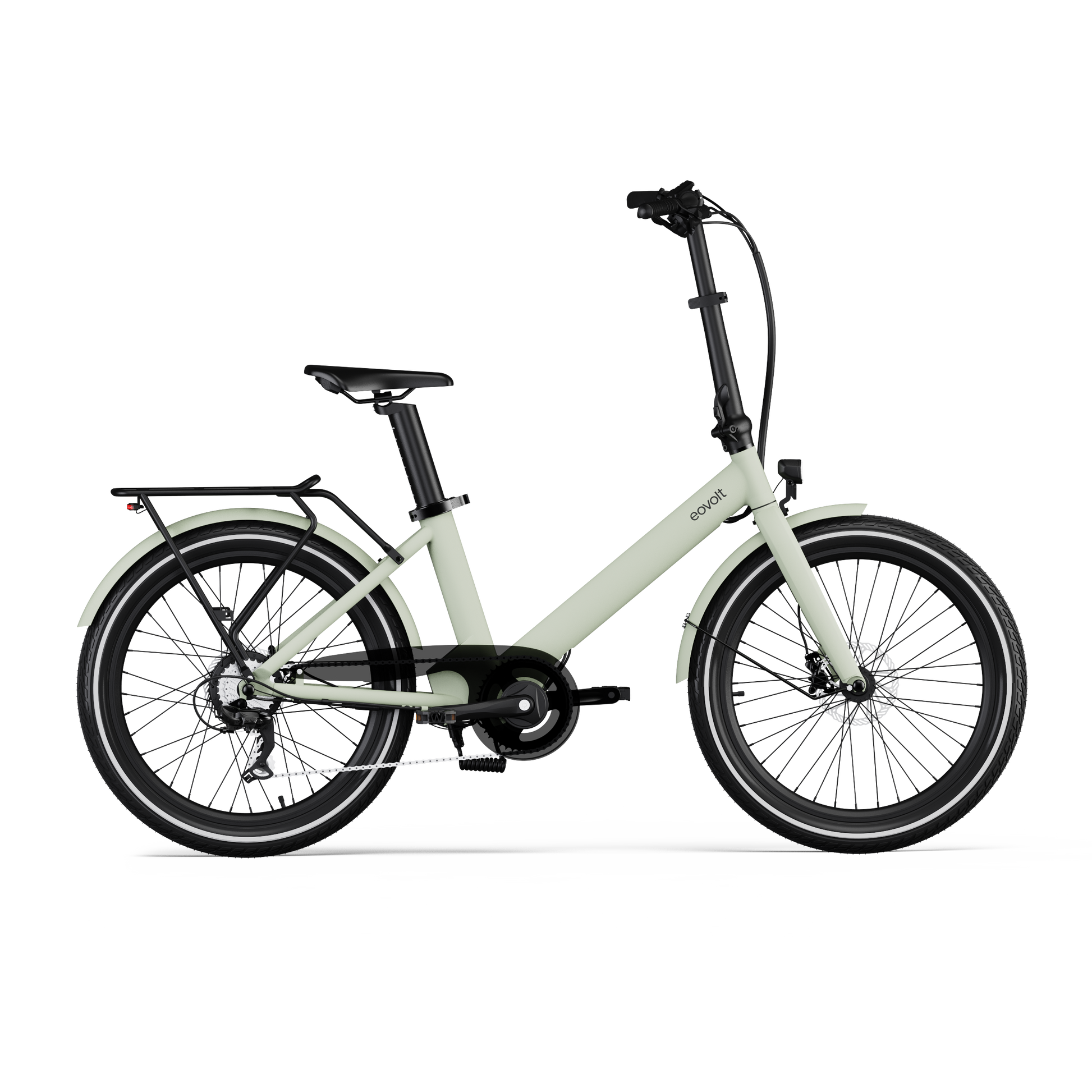 EOVOLT Electrical Compact Bike Evening 24 V2 Green