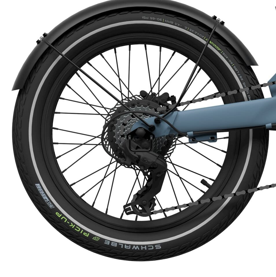 Roue arrière eovolt matin v3 16 pouces sans disque noir