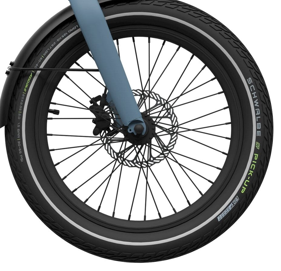 Roue avant Uto eovolt og16 avec disque noir