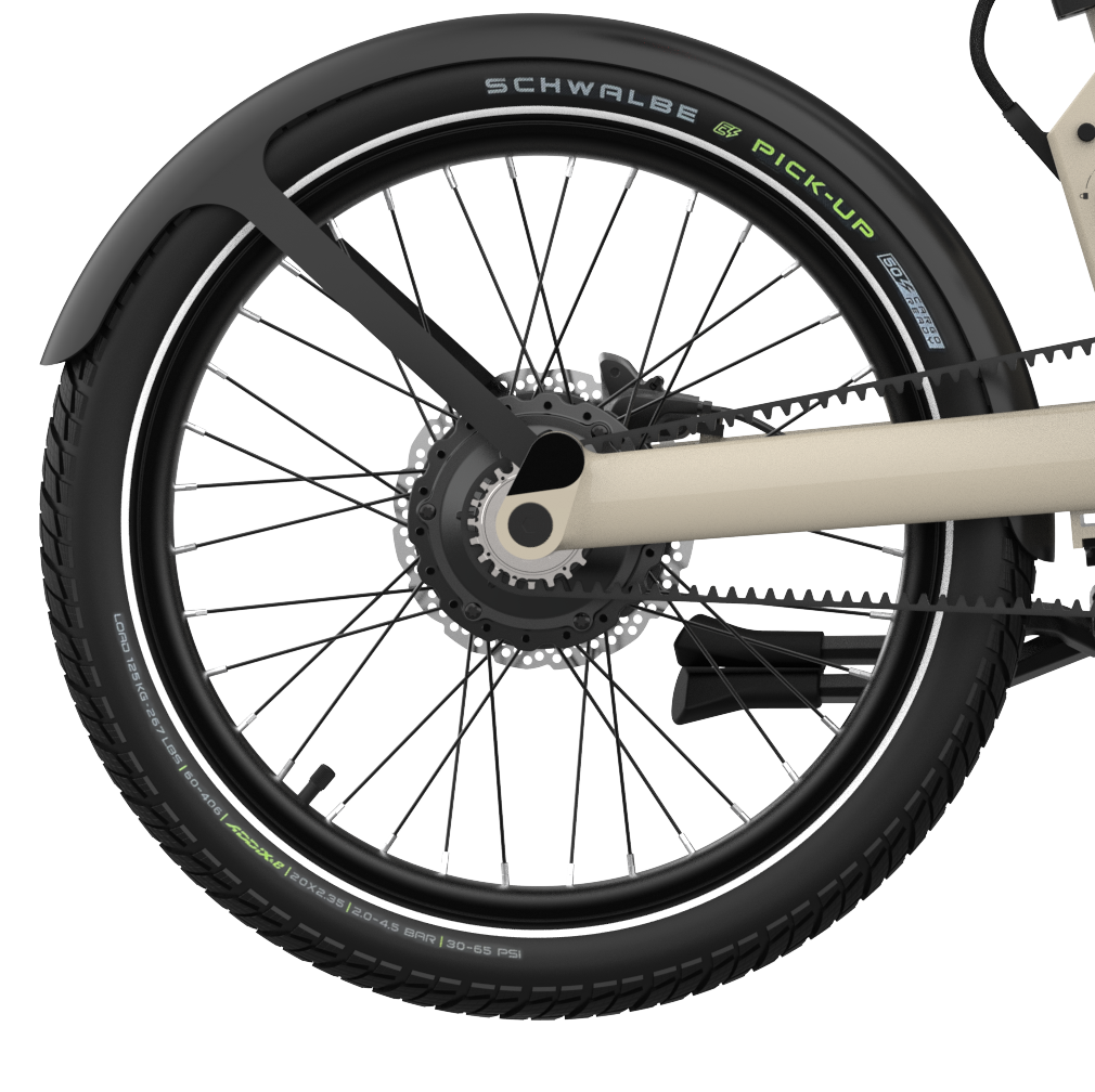 Eovolt Roue arrière double vitesse après-midi pro noire