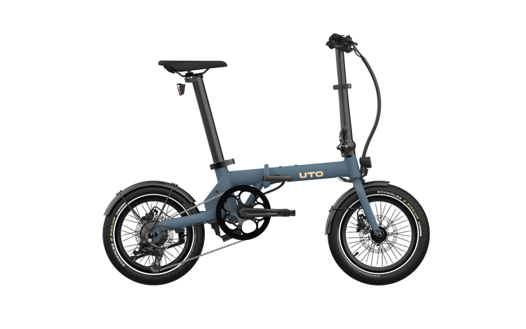 Vélo pliant électrique UTO OG16 v0 bleu