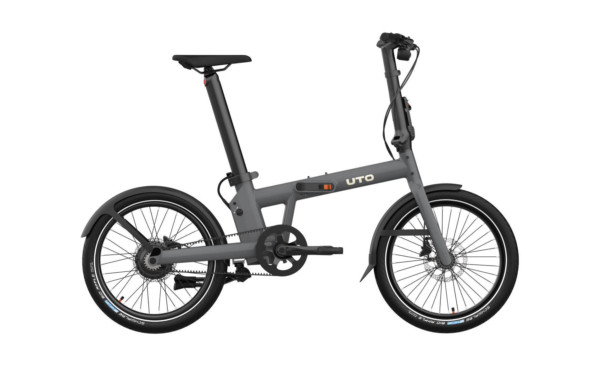 Vélo pliant électrique Uto pro20 v2 gris