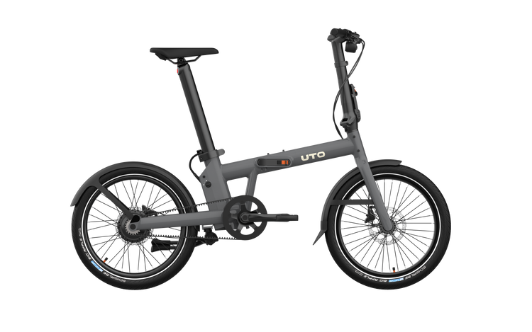 Vélo pliant électrique Uto pro20 v2 gris