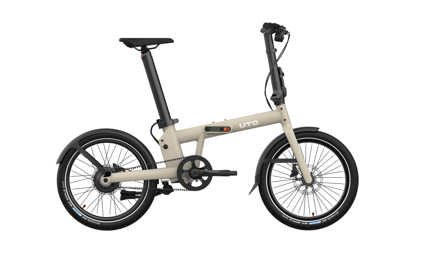 Vélo pliant électrique Uto pro20 v3 taupe