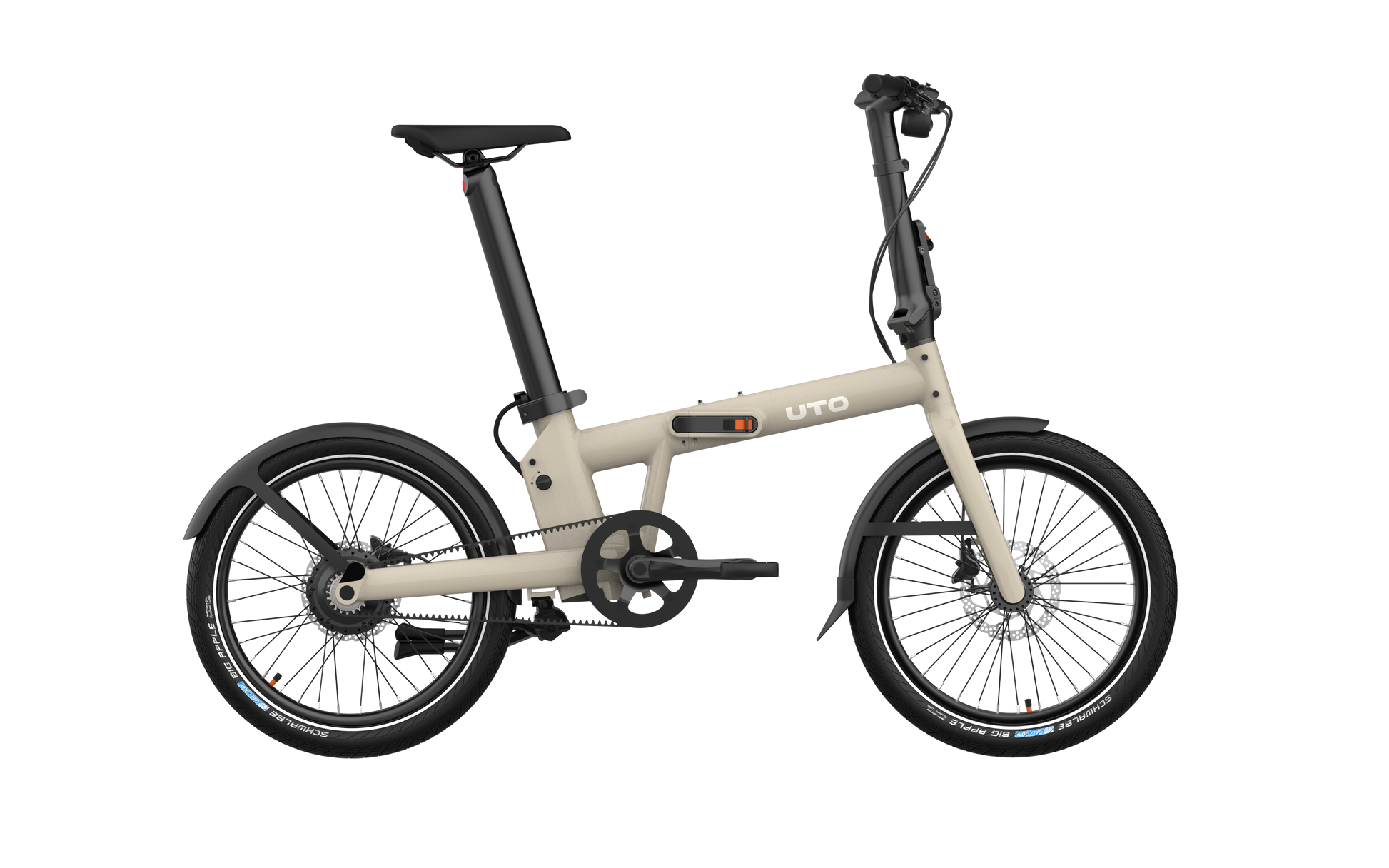 Vélo pliant électrique Uto pro20 v3 taupe