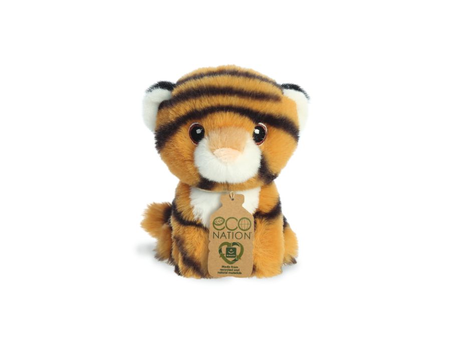Eco Nation Pluchen Cuddle Mini Tiger 13 cm