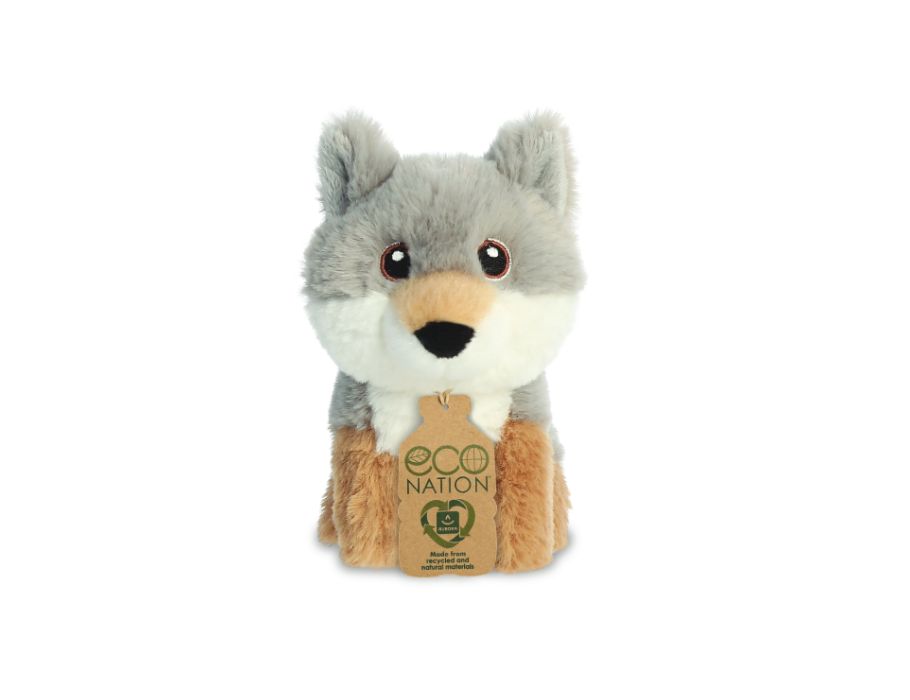 Eco Nation Pluchen Cuddle Mini Wolf 13 cm