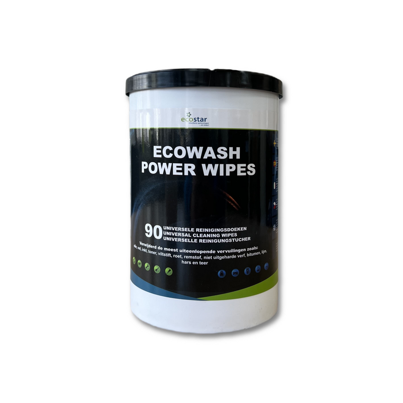 Pot de lingettes Ecostar ecowash power (90 lingettes)
