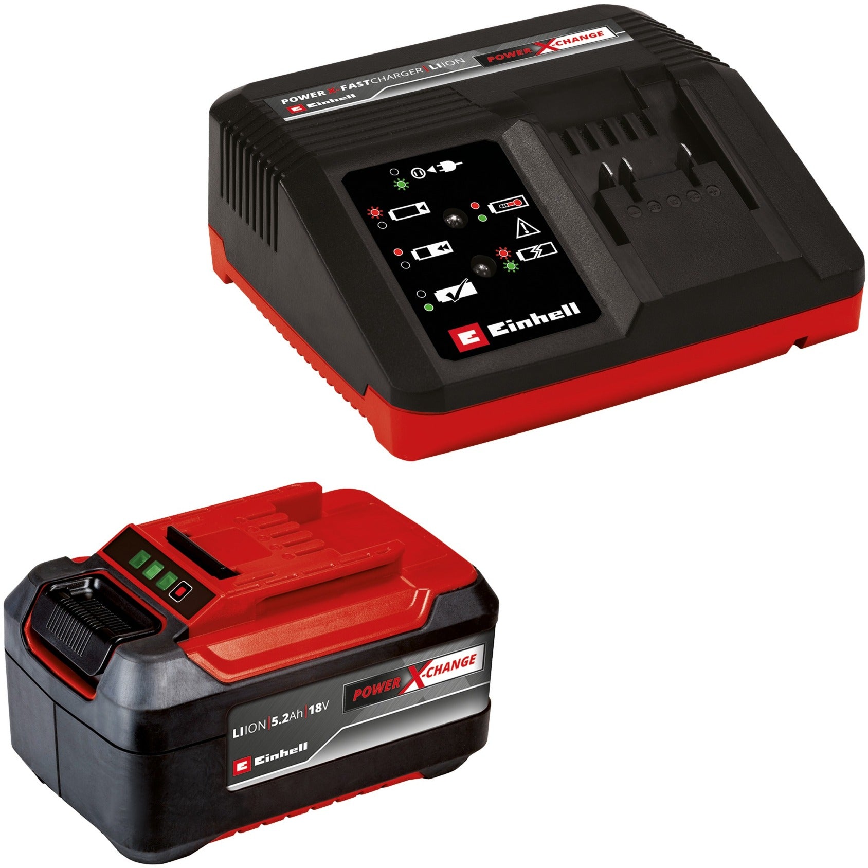 Kit Einhell PXC-Starter 5.2AH 4A FastCharger