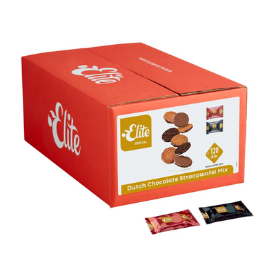 Mélange à gaufres au sirop de chocolat Elite Dutch (120 pièces)
